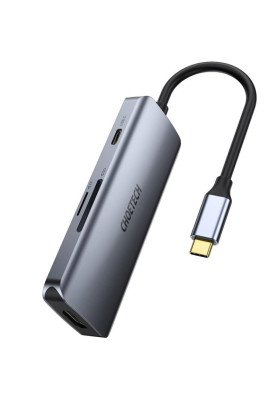 Док-станція USB 3.1 -> 3хUSB 3.0+USB-C PD100W+HDMI 4K 30HZ+SD/TF 7 in 1Choetech