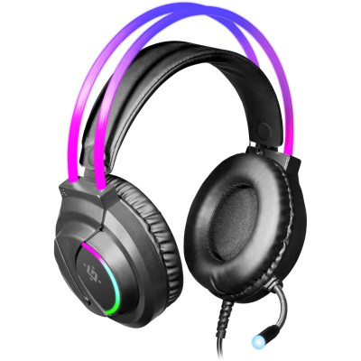 Ігрова гарнітура Defender Flame RGB, кабель 2 м, чорна