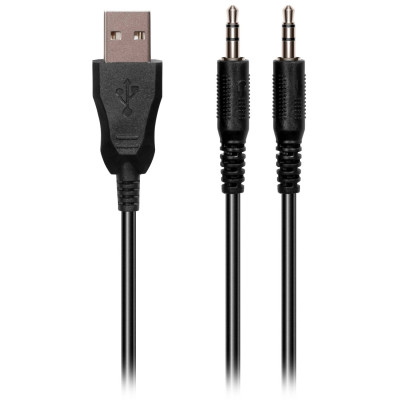 Ігрова гарнітура Defender Flame RGB, кабель 2 м, чорна