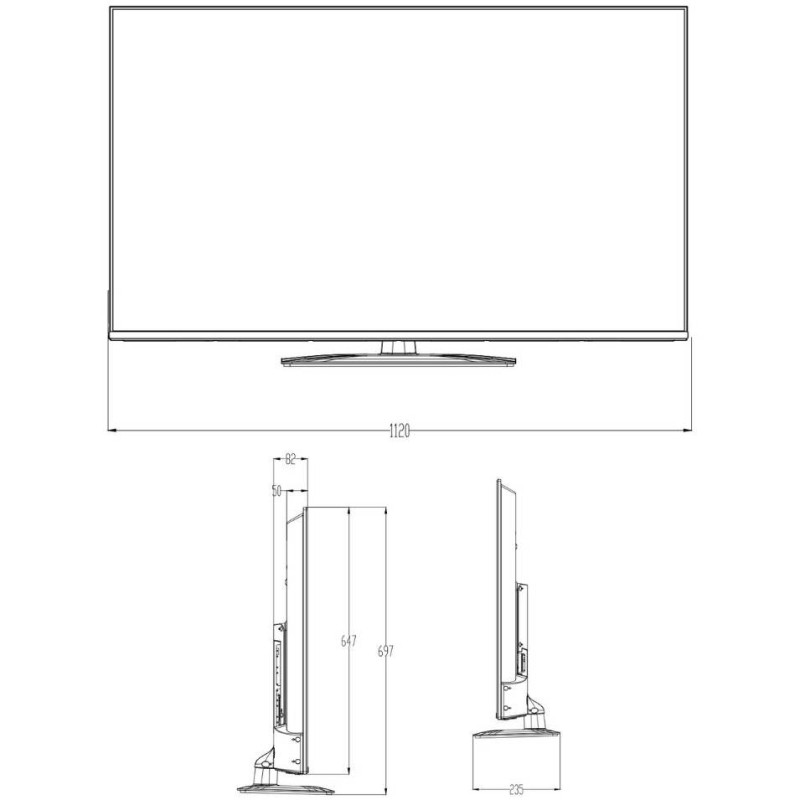 TV 50 AIWA LED-508UHD UHD/DLED/T2/Android 11/2 x10W/Dolby Digital/HDMI/Wi-Fi/VESA 200x200 M6/Black