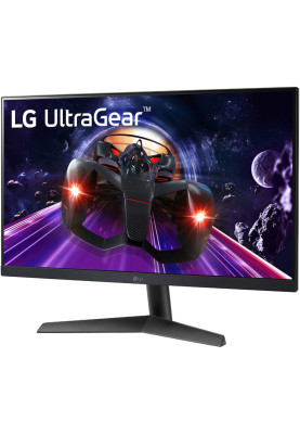 TFT 23.8" LG 24GN60R-B , IPS, FHD, 144 Hz, 1 мс, HDMI, DP, sRGB 99%, FreeSync, HDR10, чорний