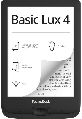 Електронна книжка PocketBook  Basic Lux 4 (PB618), Black