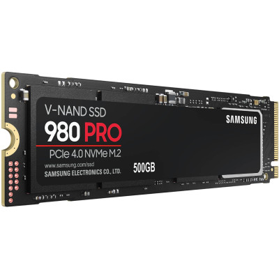 SSD 500GB Samsung 980 Pro M.2 NVMe PCIe 4.0 4x 2280 3-bit MLC