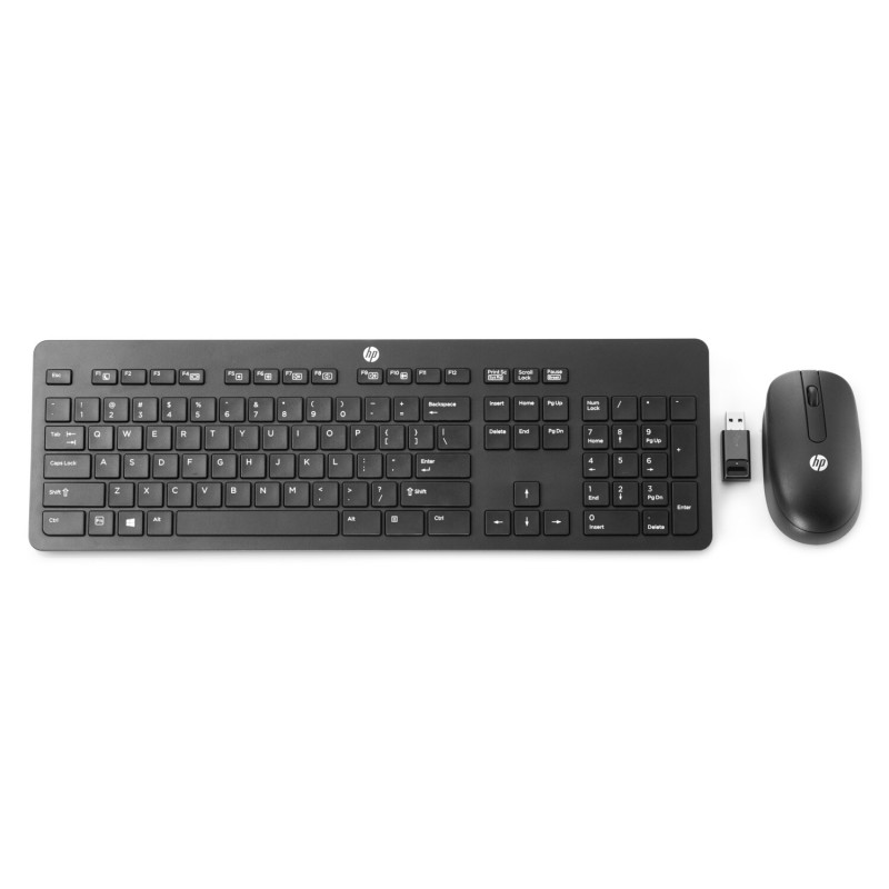Комплект бездротовий HP Slim Wireless Keyboard and Mouse, чорний
