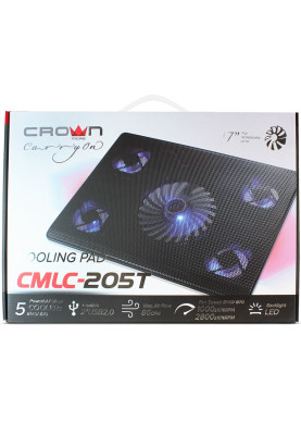 Підставка з вентилятором для ноутбука Crown CMLC-205T