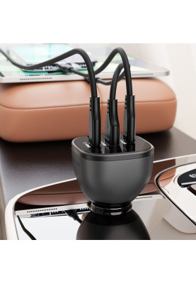 Автозарядка 3xUSB 165W (2xUSB-C + USB-A) B14 Acefast