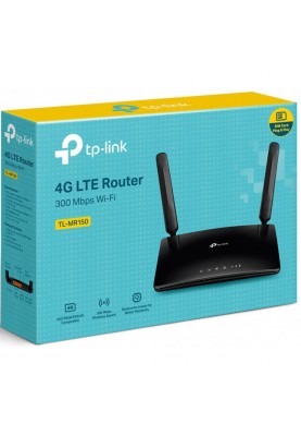 Маршрутизатор TP-Link TL-MR150 N300 4G LTE 3xFE LAN 1xFE WAN 1xSim Card Slot