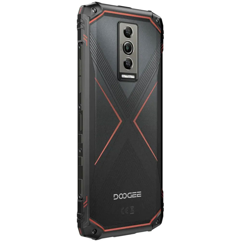 Смартфон Doogee Blade10 Pro 6.56" HD+ /6GB/256GB/ T606 / 5150mAh / 50+8Мп / NFC/IP68/IP69K Black/Red