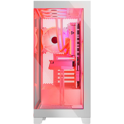 Корпус Modecom VOLCANO SPACE APEX ARGB 4x140mm fans MIDI USB 3.0x2+TYPE-C WHITE без БЖ ATX Корпус Modecom VOLCANO SPACE APEX ARGB 4x140mm fans MIDI USB 3.0x2+TYPE-C WHITE без БЖ ATX