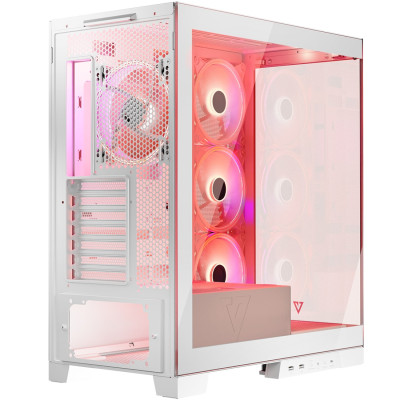 Корпус Modecom VOLCANO SPACE APEX ARGB 4x140mm fans MIDI USB 3.0x2+TYPE-C WHITE без БЖ ATX Корпус Modecom VOLCANO SPACE APEX ARGB 4x140mm fans MIDI USB 3.0x2+TYPE-C WHITE без БЖ ATX