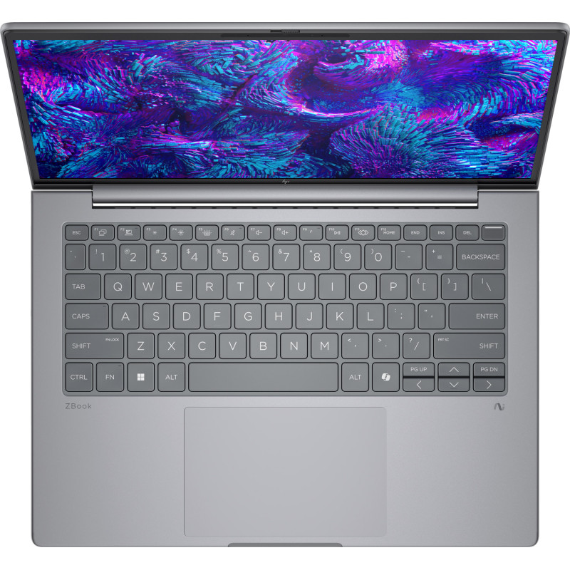 Ноутбук HP ZBook 8 G1i 14" 2.5K, 400n/Ultra9 285H (5.4)/64Gb/SSD1Tb/Intel Arc/FPS/Підсв/DOS (B30JNES)