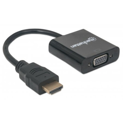 Перехідник HDMI M -> VGA F (без аудіо) Manhattan