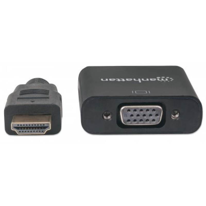 Перехідник HDMI M -> VGA F (без аудіо) Manhattan