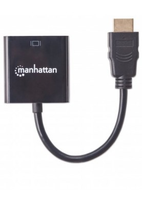 Перехідник HDMI M -> VGA F (без аудіо) Manhattan