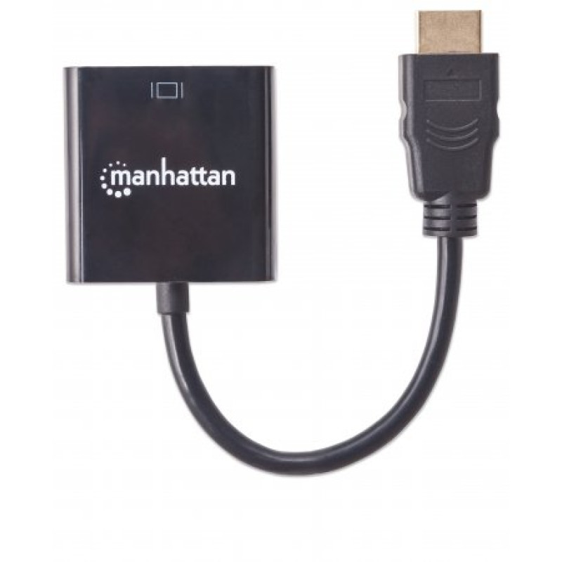 Перехідник HDMI M -> VGA F (без аудіо) Manhattan