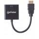 Перехідник HDMI M -> VGA F (без аудіо) Manhattan
