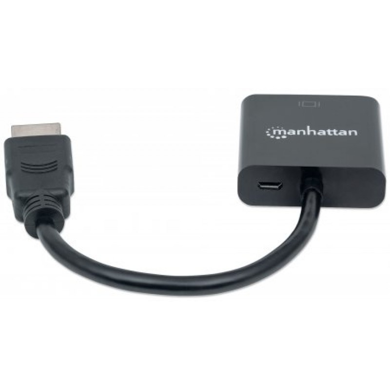 Перехідник HDMI M -> VGA F (без аудіо) Manhattan