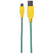 Кабель USB AM-micro BM, 0.5 м, кольорове обплетення,  Box (60 шт) Manhattan