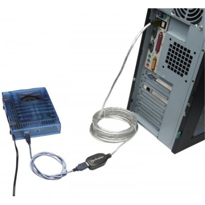 Кабель USB AM-AF (продовжувач), 5.0 м, активний, RTL Manhattan