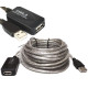 Кабель USB AM-AF (продовжувач),15.0 м, активний, OEM