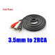 Кабель AUX Audio 3.5мм-RCAx2 M/M 3,0 м
