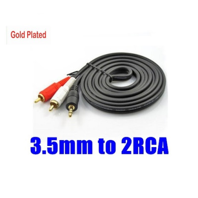 Кабель AUX Audio 3.5мм-RCAx2 M/M 3,0 м