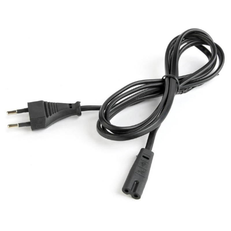 Кабель силовий Cablexpert PC-184-VDE, довжина 1.8 м, сертифікований VDE, 2 pin