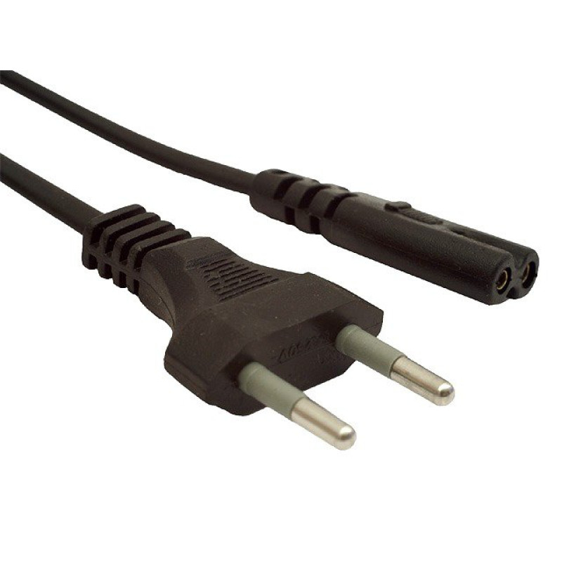 Кабель силовий Cablexpert PC-184-VDE, довжина 1.8 м, сертифікований VDE, 2 pin