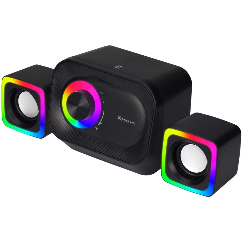 Акустична система 2.1 XTRIKE ME SK-502, 11Вт LED USB+3,5мм чорна