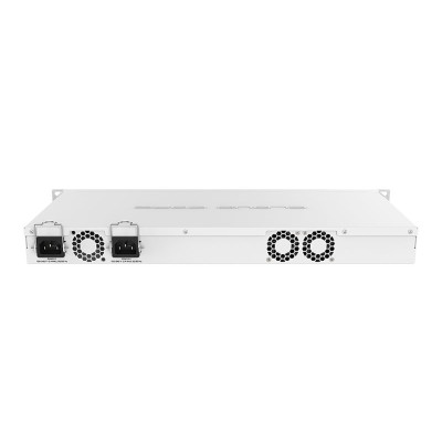 Маршрутизатор Mikrotik CCR1036-8G-2S+ Cloud Core Router 1036-8G-2S+ with Tilera Tile-Gx36 CPU (36-cores, 1.2Ghz per core), 4GB RAM, 2xSFP+ cage, 8xGbit LAN, RouterOS L6, 1U rackmount case, Dual PSU, LCD panel, r2 version