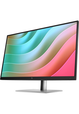 TFT 27" HP E27k G5, 4K UHD, IPS, HDMI, DP, USB-C, RJ-45, HAS, Pivot, кол, чорно-сріблястий