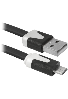 Кабель USB AM-micro BM, 1.0 м, USB08-03T чорний Defender
