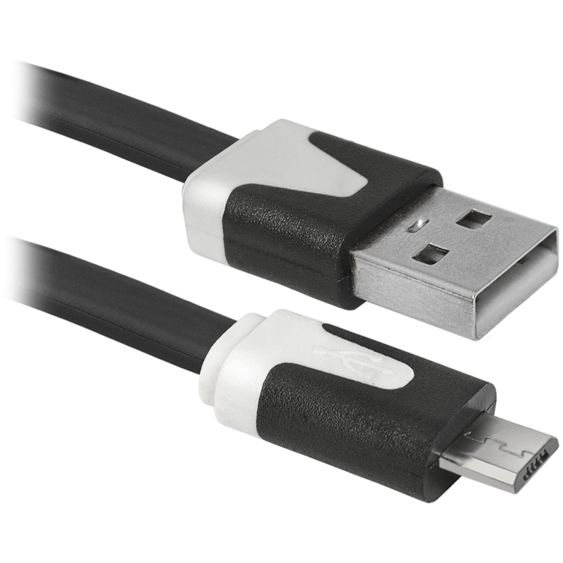 Кабель USB AM-micro BM, 1.0 м, USB08-03T чорний Defender