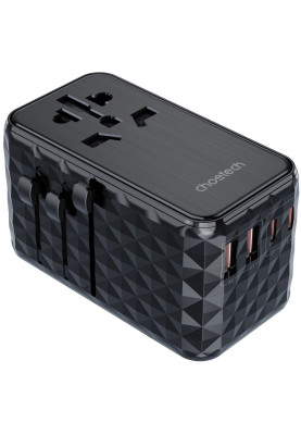 Зарядний пристрій 4xUSB 100W PD (2хUSB-C+2хUSB-A) сharger diamond model чорний Choetech