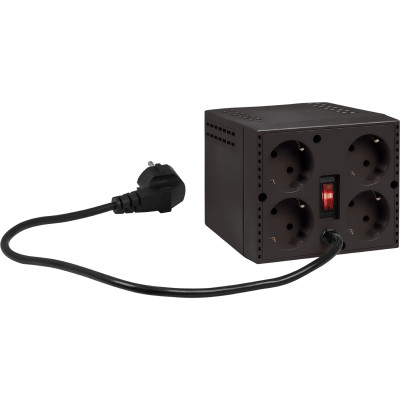 Стабілізатор напруги Defender AVR Premium 1500 600 Вт, 4 розетки, чорний Стабілізатор напруги Defender AVR Premium 1500 600 Вт, 4 розетки, чорний