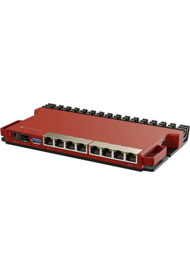 Маршрутизатор Mikrotik L009UiGS-RM, 800MHz CPU, 512MB RAM, 128MB NAND, 8x1G Ethernet ports,1xSFP (2.