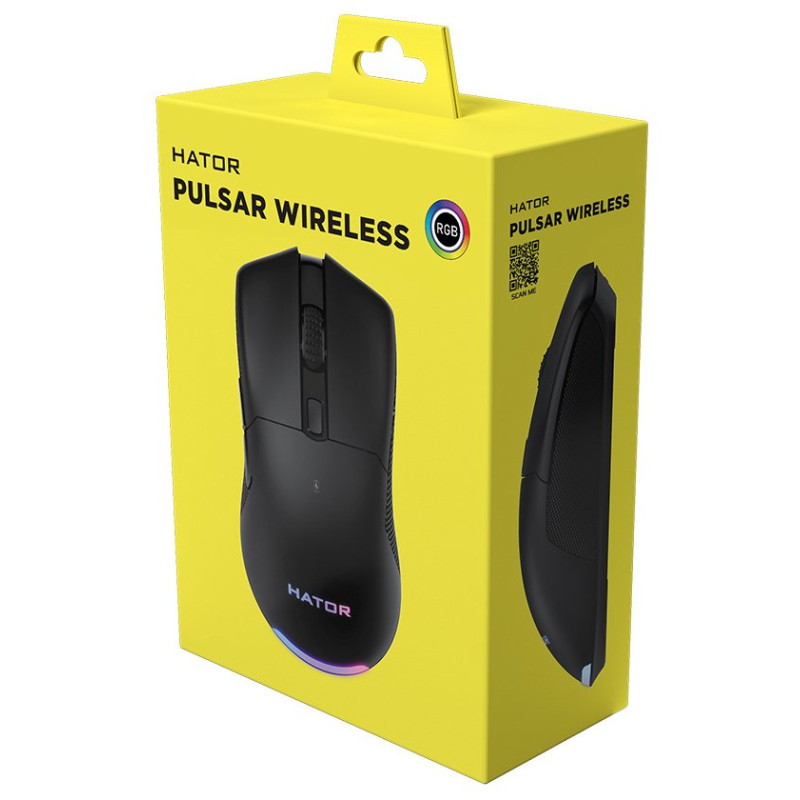 Мишка Hator Pulsar Wireless Black