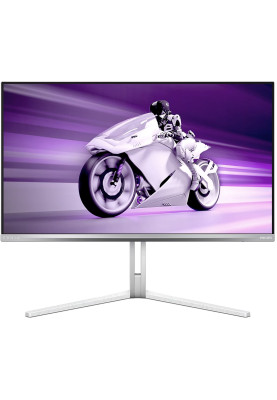 TFT 27" Philips 27M2N8500, QD-OLED, QHD, 360Hz, 0,3ms, 2xHDMI, DP, USB-hub, HAS, Pivot, колонки, біл
