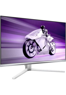 TFT 27" Philips 27M2N8500, QD-OLED, QHD, 360Hz, 0,3ms, 2xHDMI, DP, USB-hub, HAS, Pivot, колонки, біл