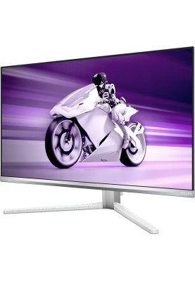 TFT 27" Philips 27M2N8500, QD-OLED, QHD, 360Hz, 0,3ms, 2xHDMI, DP, USB-hub, HAS, Pivot, колонки, біл