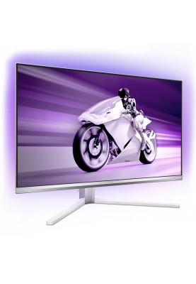 TFT 27" Philips 27M2N8500, QD-OLED, QHD, 360Hz, 0,3ms, 2xHDMI, DP, USB-hub, HAS, Pivot, колонки, біл