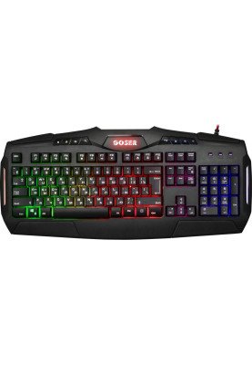 Клавіатура ігрова Defender Goser GK-772 RGB USB, чорна