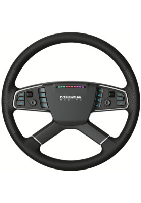 Кермо MOZA Racing TSW Truck  40cм.,14 кн. RGB, чорне