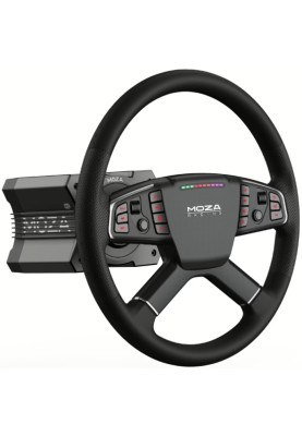 Кермо MOZA Racing TSW Truck  40cм.,14 кн. RGB, чорне