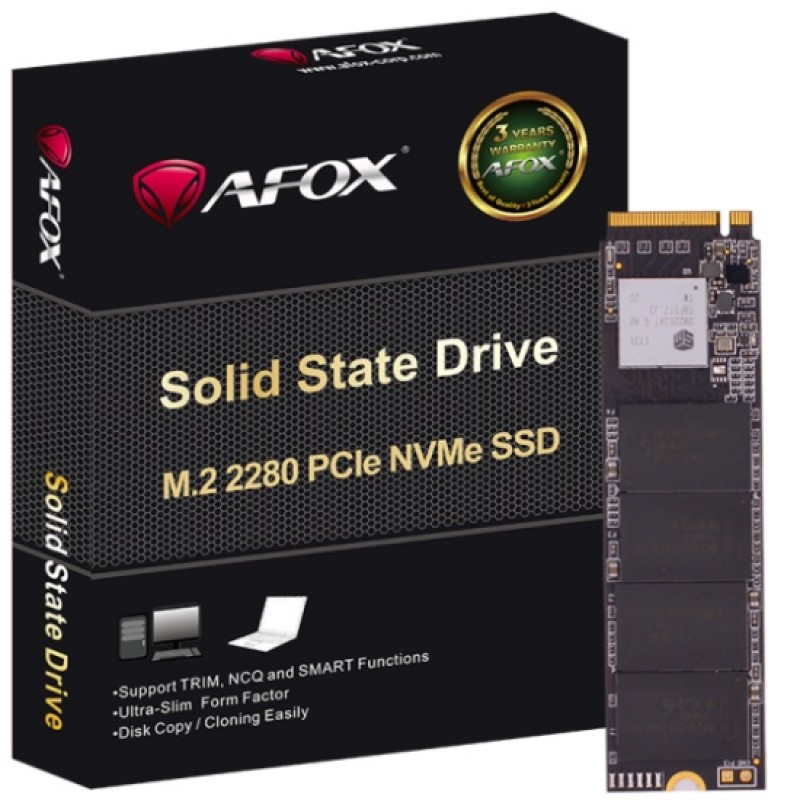 SSD 1TB AFox ME300 M.2 2280 PCIe NVMe Gen 3x4 3D TLC NAND, Retail