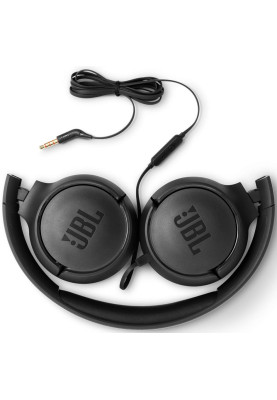 Навушники JBL T500 On-ear Mic Чорний