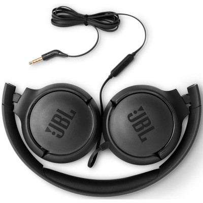 Навушники JBL T500 On-ear Mic Чорний