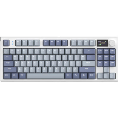 Клавіатура ігрова механічна Attack Shark K86 87кл.RGB,Wireless, Blue Whale перемикачі,Moonlit Night