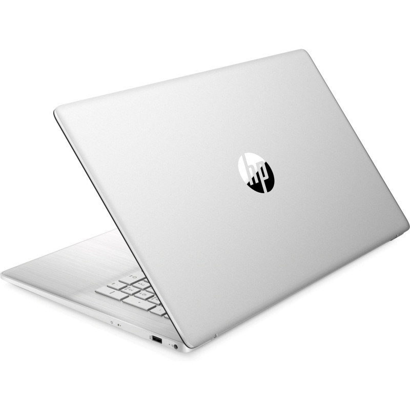 Ноутбук HP 17-cn3010ua 17.3" FHD IPS, 250n/i7-1355U (5.0)/16Gb/SSD512Gb/Nv GF MX550, 2GB/FPS/DOS/Сріблястий (834P6EA)