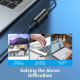 Перехідник USB 3.1 Type-C --> Ethernet RJ45 1000Mb Gigabit Vention чорний